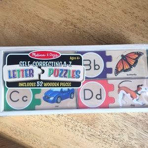 Melissa and Doug Self Correcting A-z Puzzles NEW